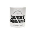 Sweet Dreams Metallic Mug — Silver/Gold Sparkle Coffee Cup